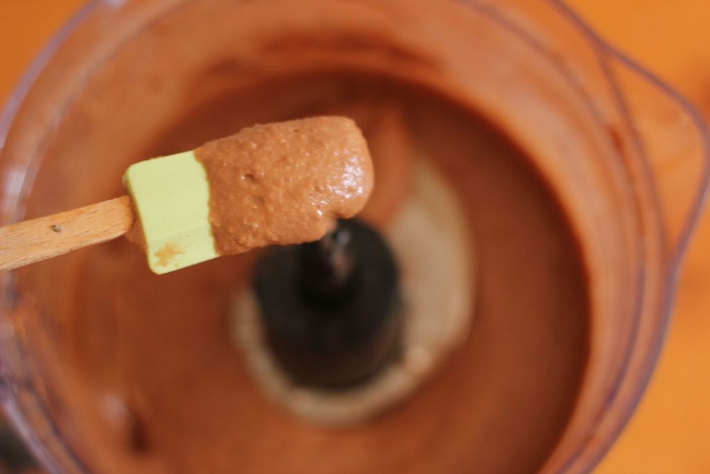 cashew nutella in food processor